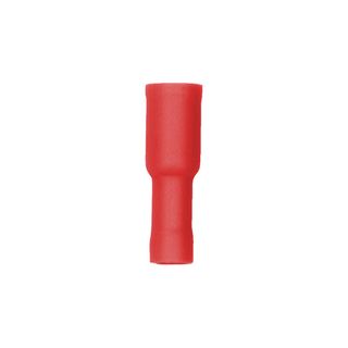 TERMINAL 2.8MM RED FEMALE SPADE (DOUBLE GRIP) - 100 PACK
