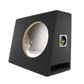 SUBWOOFER BOX 10" SLIMLINE ENCLOSURE WITH FLAT BACK AND SLOT PORT - BLACK
