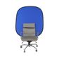 PHOTTIX Q-DROP MINI COLLAPSIBLE CHAIR BACKDROP, GREEN & BLUE - 120 X 140CM
