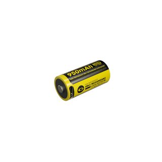 NITECORE LI-ION RECHARGEABLE USB-C 16340 BATTERY 950MAH 3.6V