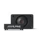 ALPINE (R SERIES) 10" SHALLOW PROFILE ENCLOSURE 2 OHM SUBWOOFER 1800W MAX, 600W RMS