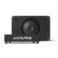 ALPINE (R SERIES) 12" SHALLOW PROFILE ENCLOSURE 2 OHM SUBWOOFER 1800W MAX, 600W RMS