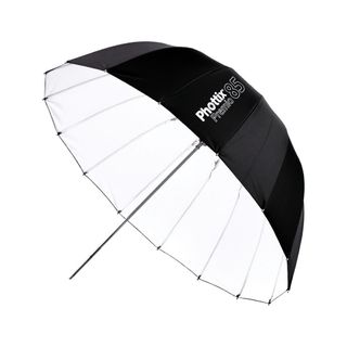 PHOTTIX PREMIO REFLECTIVE UMBRELLA, WHITE & BLACK - 85CM
