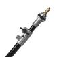 PHOTTIX SALDO 395 STUDIO BOOM, LIGHT STAND & SANDBAG, CHROME & BLACK - 395CM