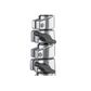 PHOTTIX SALDO 280 AIR CUSHION LIGHT STAND, CHROME & BLACK - 280CM