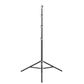 PHOTTIX SALDO 280 AIR CUSHION LIGHT STAND, CHROME & BLACK - 280CM