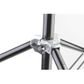 PHOTTIX SALDO 280 AIR CUSHION LIGHT STAND, CHROME & BLACK - 280CM