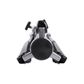 PHOTTIX SALDO 245A AIR CUSHION AUTOMATIC COLLAPSIBLE LIGHT STAND, CHROME & BLACK -245CM