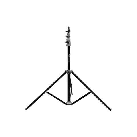 PHOTTIX SALDO 245A AIR CUSHION AUTOMATIC COLLAPSIBLE LIGHT STAND, CHROME & BLACK -245CM