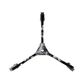 PHOTTIX C-STAND ROLLING, STAINLESS STEEL - 210CM
