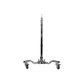 PHOTTIX C-STAND ROLLING, STAINLESS STEEL - 210CM