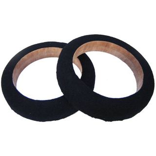 SPEAKER SPACER 6" 36MM BLACK CARPET (PAIR)