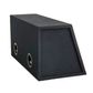 SUBWOOFER BOX FOR 2 x 10" SUB DOUBLE BLACK