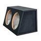 SUBWOOFER BOX FOR 2 x 12" SUB DOUBLE BLACK