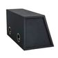 SUBWOOFER BOX FOR 2 x 12" SUB DOUBLE BLACK