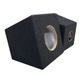 SPEAKER BOX 4" BLACK CARPET (PAIR)
