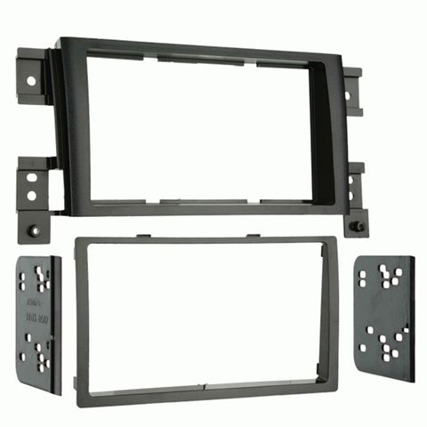 FITTING KIT SUZUKI GRAND VITARA , ESCUDO 2005 - 2019 DOUBLE DIN (BLACK)