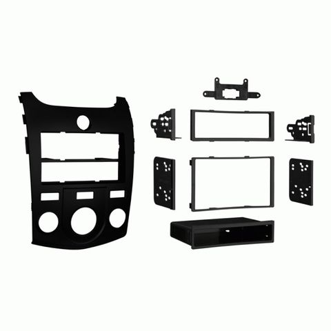 FITTING KIT KIA CERATO 2008 - 2012 DIN & DOUBLE DIN (BLACK)