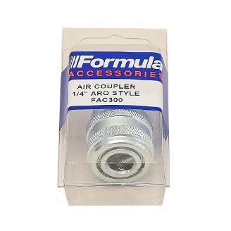 FORMULA 1/4" ARO AIR COUPLER 1/4" FEMALE BSP BLISTER PACK