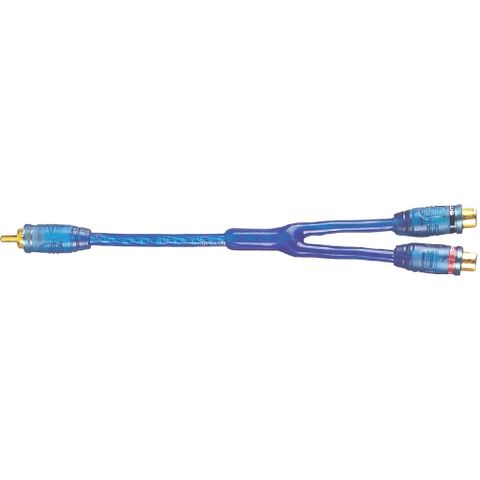 RCA ADAPTER MALE TO 2 FEMALE