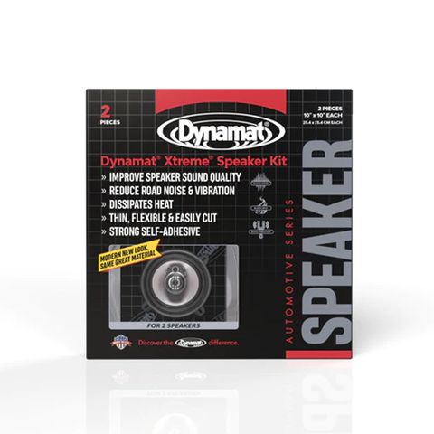 DYNAMAT XTREME SPEAKER KIT SOUND DEADENING (254MM x 254MM x 1.72MM) 2 SHEET PACK