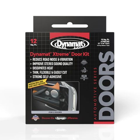 DYNAMAT XTREME DOOR KIT SOUND DEADENING (305MM x 914MM x 1.72MM) 4 SHEETS