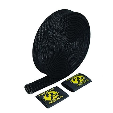 HEATSHIELD FIRE SHIELD SLEEVING BLACK 2.55MM X 1M