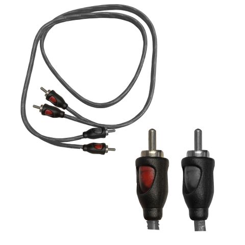RCA LEAD NEON BLUE 1 METRE 2 TO 2 RCA