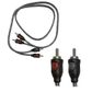 RCA LEAD NEON BLUE 1 METRE 2 TO 2 RCA
