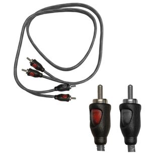RCA LEAD NEON BLUE 1 METRE 2 TO 2 RCA