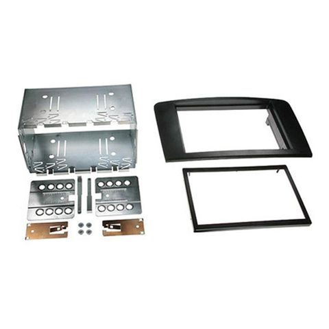 FITTING KIT MERCEDES ML , G CLASS 2005 - 2012 DOUBLE DIN (WITH CAGE) (BLACK)