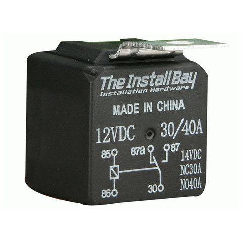 RELAY SPDT 12V 30/40 AMP (SINGLE UNIT)