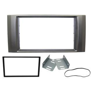 FITTING KIT HOLDEN COLORADO 2008 - 2012 DOUBLE DIN (SILVER/GREY)