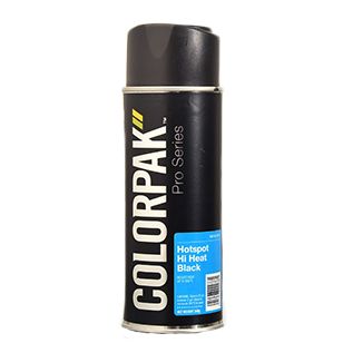 COLORPAK PRO SERIES AEROSOL HOT SPOT HIGH HEAT COATING BLACK 1200F (648C)