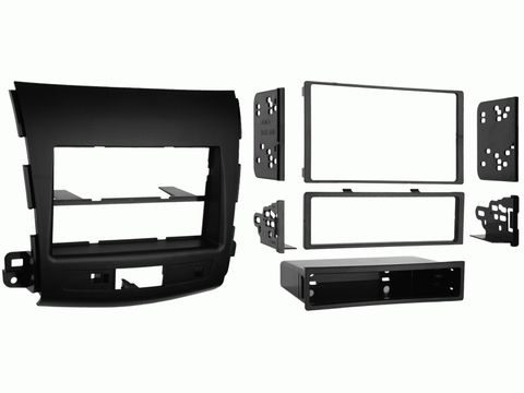 FITTING KIT MITSUBISHI OUTLANDER 2005 - 2013 DIN & DOUBLE DIN (TEXTURED BLACK)