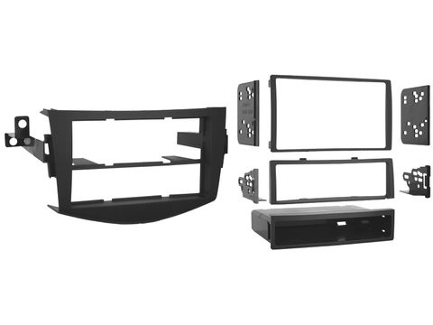 FITTING KIT TOYOTA RAV4 , VANGUARD 2005 - 2012 DIN & DOUBLE DIN (30 SERIES) (BLACK)