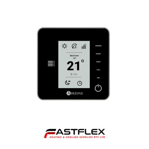 Mitsubishi Heavy Industries  Airzone Variable Airflow Zoning System Wired Think Controller - Black