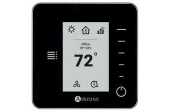Mitsubishi Heavy Industries  Airzone Variable Airflow Zoning System Wireless Think Controller - Black