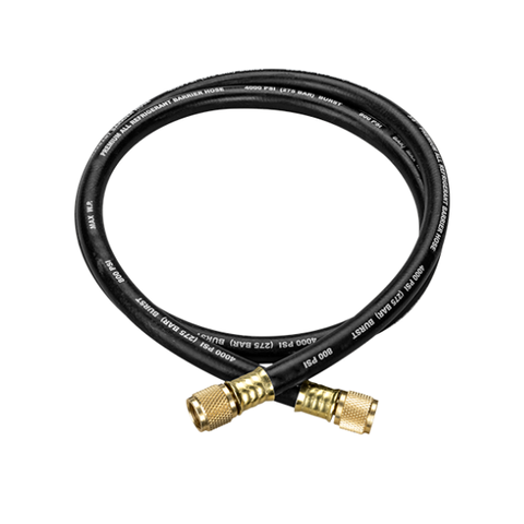 Fieldpiece HV1: Premium Vacuum Rated Recovery Single Black Hose [1.5 mtr] with 3/8" Fittings