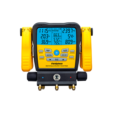 Fieldpiece SM382VINT: SMAN Wireless Refrigerant Manifold (3-Port)