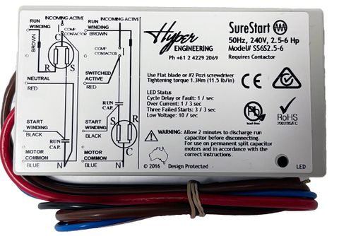 SOFT STARTER 2.5-6HP 240 V (REQUIRES CONTACTOR)