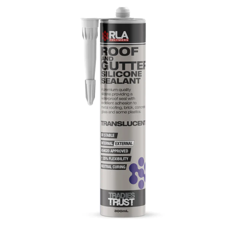 CLEAR ROOF & GUTTER SILICONE 300G