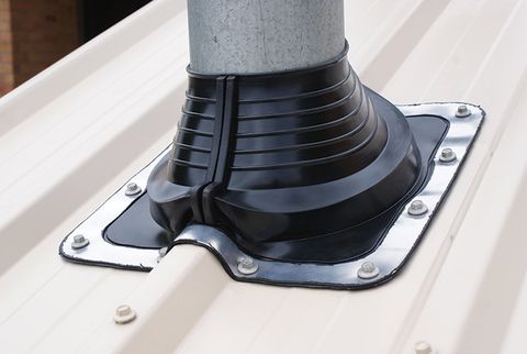 DEKTITE 10QTY 40-90MM BLACK ROOF FLASHING