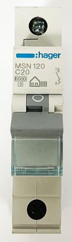 20AMP 1 POLE CIRCUIT BREAKER 6KA