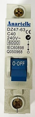 40AMP 1 POLE CIRCUIT BREAKER 6KA