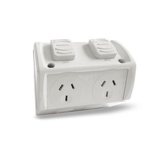 10AMP WATERPROOF DOUBLE POWERPOINT