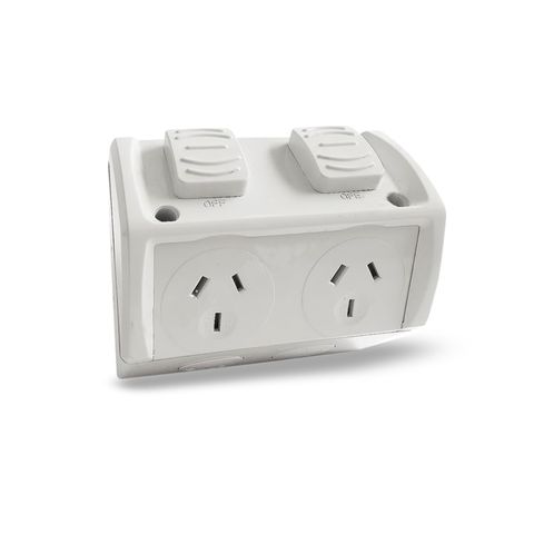 10AMP WATERPROOF DOUBLE POWERPOINT