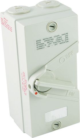 35A 3 POLE ISOLATOR SWITCH