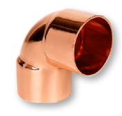 Copper Elbow 1/2" Id X 90* Refrigeration L/R R410A