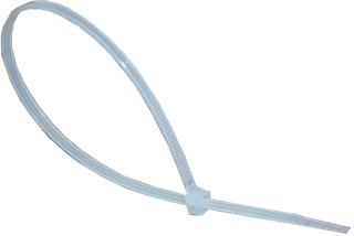 36" WHITE NYLON DUCT TIES - 50QTY